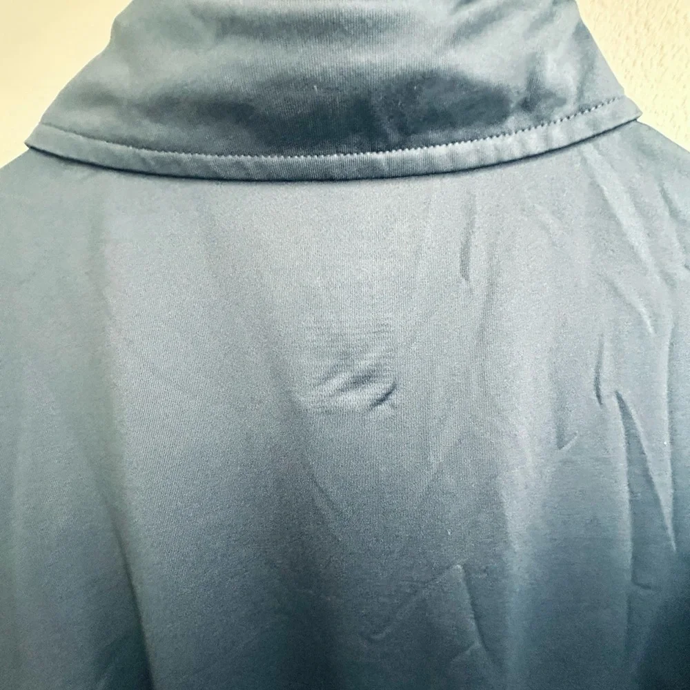 All in Motion Men's Navy Striped Polo Shirt, Size Large - Picture 6 of 13